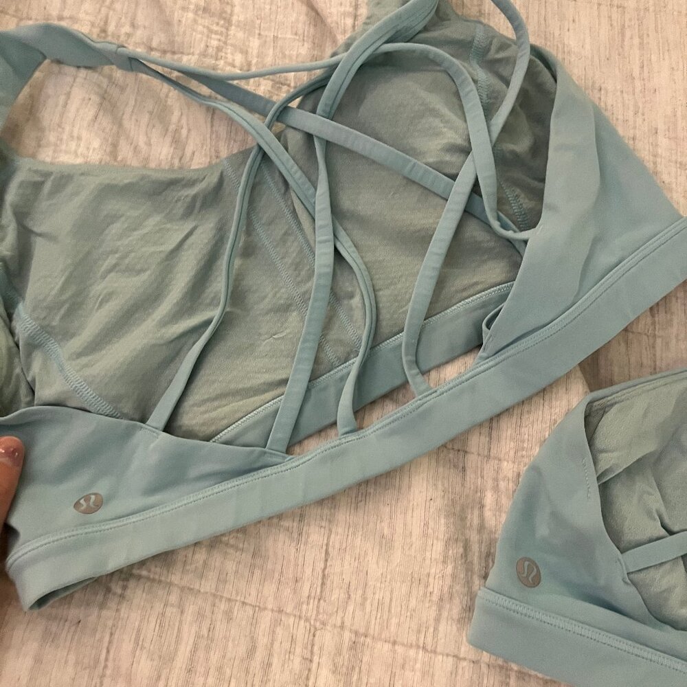 Lululemon Free To Be Serene Bra - Icing Blue